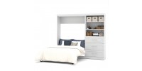 Full PUR Wall Bed with Storage 95"